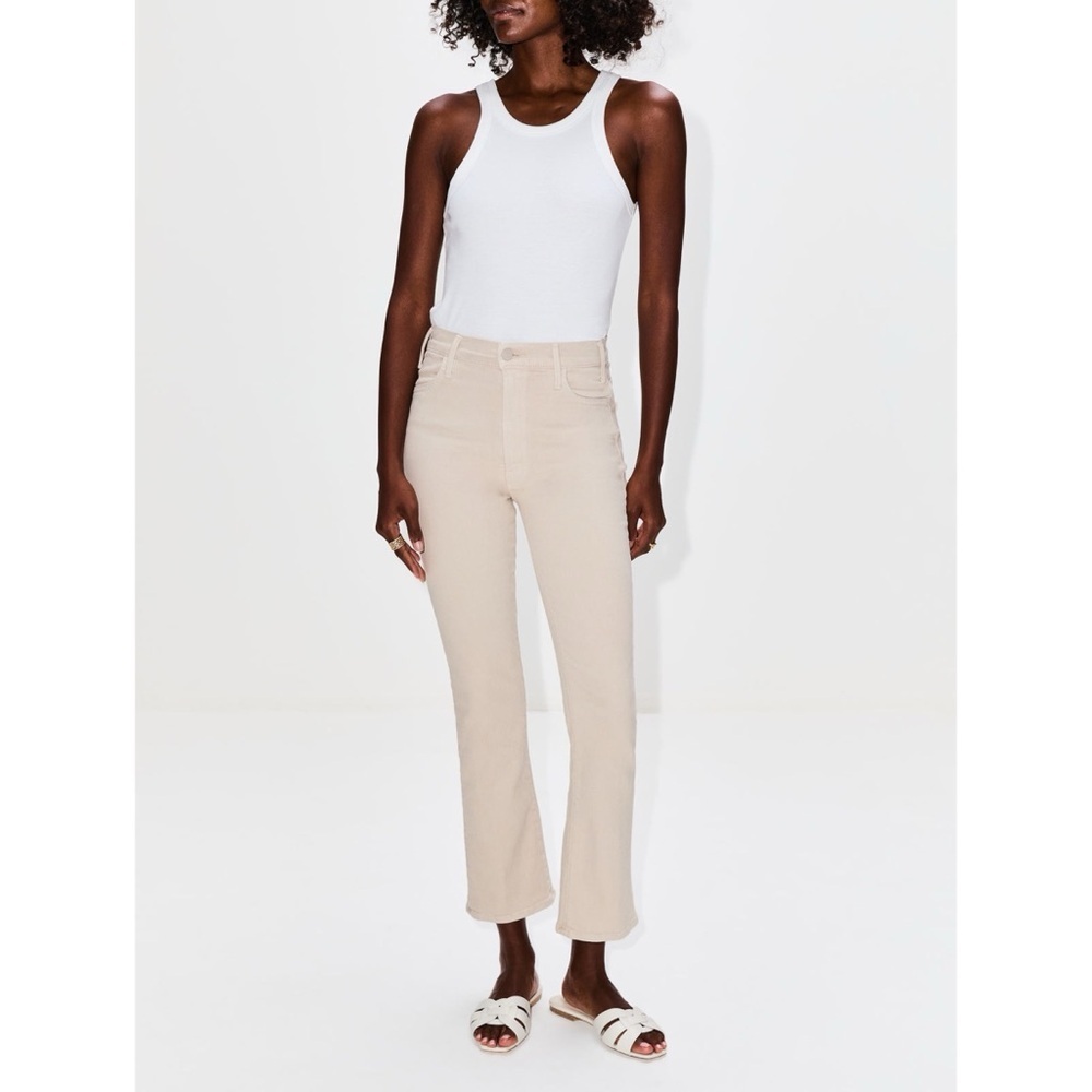 Mother The Hustler Flood Jeans Feather Grey